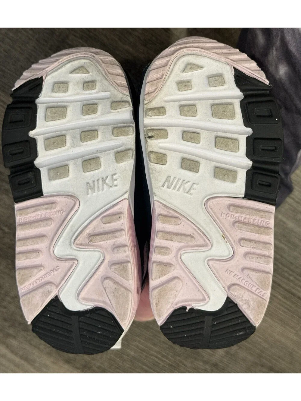 Nike Air Max 90 Easyon White/Pink Toddler Sneakers HF6359-104- SZ 5.5C